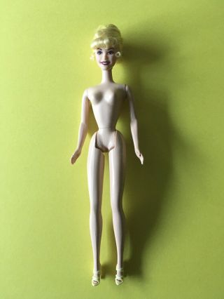 Nude Grease Frenchy Barbie Doll,  Yellow Hair,  Yellow Shoes Iconic For Ooak/play