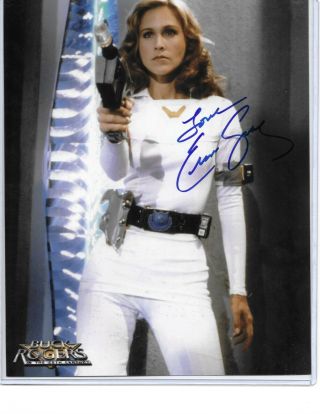 Erin Gray Hand Signed In Person Autograph 8x10 Buck Rogers W/ Rare