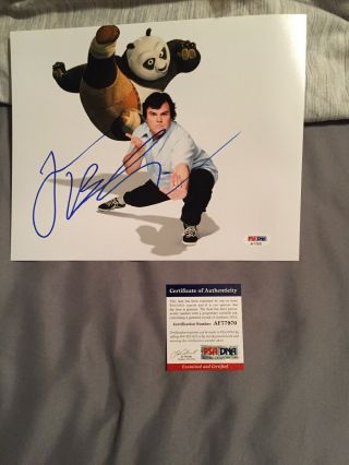 Jack Black Signed Autographed 8x10 Photo Kung Fu Panda Psa