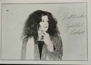 Gilda Radner Of " Saturday Night Live " 5x7 " Signed B/w Photo In - Person Rare