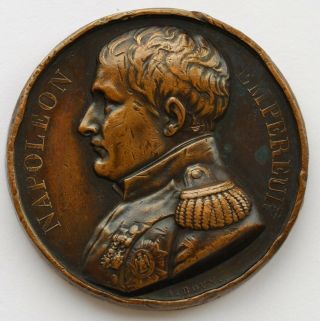 1840 France Napoleon Return Body Of Bonaparte To Paris Medal By Bovy