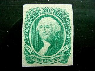 Confederate States Of America - Csa 13 - Green - George Washington