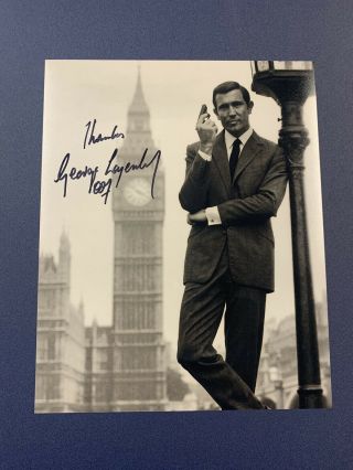 George Lazenby Hand Signed 8x10 Photo Actor Autographed James Bond 007 Star