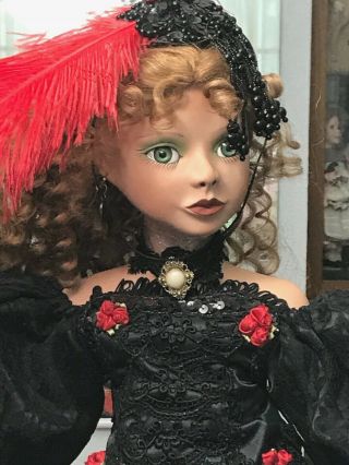 Madeleine,  Patricia Loveless,  World Gallery 26 " Porcelain Doll,  1995 With Stand