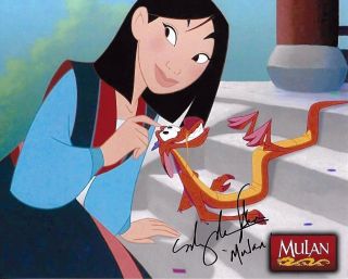 Ming - Na Wen Signed 8x10 Photo - Walt Disney 