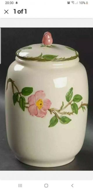 Franciscan Desert Rose (made In Usa) Cookie Jar 136218
