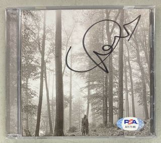 Taylor Swift Signed Folklore Album Cd Autographed Auto W/ Psa/dna Sticker Only