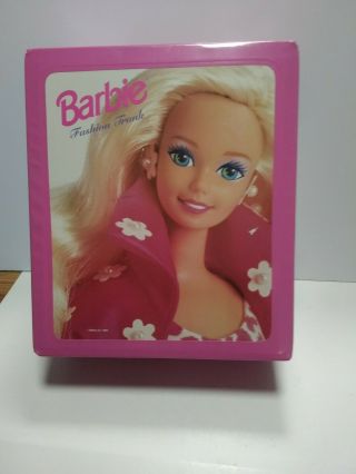 1993 Barbie Doll Fashion Trunk Carrying Case By Tara Toy Corp.