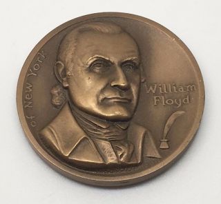 1966 Medallic Art Co.  William Floyd Of York Bronze Medal