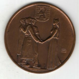 1945 Belgian Medal To Commemorate The End Of World War Ii Occupation In Belgium