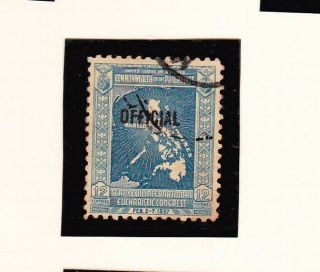 Us - Philippines Stamp With " Official " Overprint - K