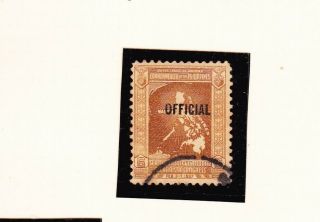 Us - Philippines Stamp With " Official " Overprint - J