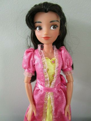 Disney Store Princess Isabel 10 " Doll,  Elena Of Avalor,  Pink Dress,  Articulate