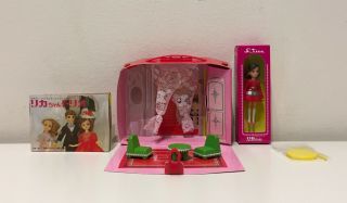 Takara Toys Miniatures Licca Doll Case Furniture From Japan