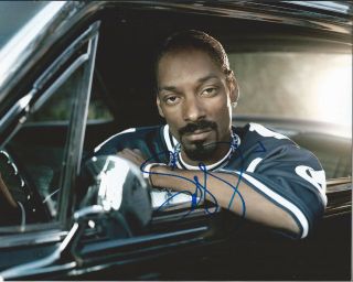 Rapper Snoop Dogg Hand Signed Authentic 8x10 Photo B W/coa West Coast Legend