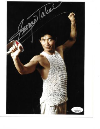 George Takei Autograph Hand Signed " Mr.  Sulu " Star Trek 8x10 Photo Rare Jsa/coa