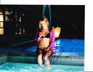 Bella Thorne Signed Scream 8x10 In A Bikini