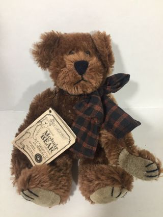 1997 Boyds Bears Reagan Bearington Brown Jointed 9 " Mohair Collectible Bear (25)