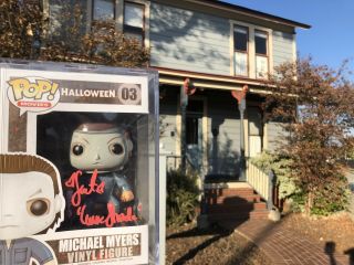 Halloween Michael Myers Funko Pop Signed By Scout Taylor - Compton Beckett