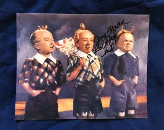 Jerry Maren Signed Autographed 8x10 Photo Wizard Of Oz Munchkin Photo