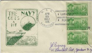 1937 Uss Saratoga (cv - 3) Storied Wwii Us Navy Aircraft Carrier Annual Wargames