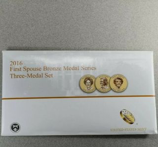 2016 First Spouse Bronze Medal Series Three - Medal Set - - 2661