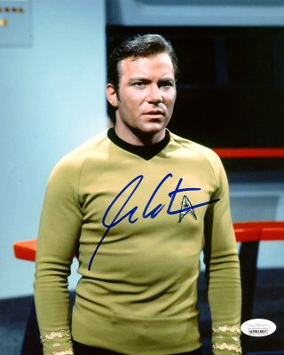 William Shatner Authentic Autographed Signed 8x10 Photo Star Trek Jsa