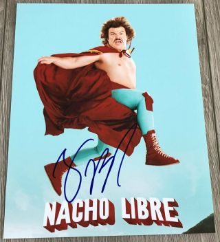 Jack Black Signed Autograph Nacho Libre 8x10 Photo C W/proof