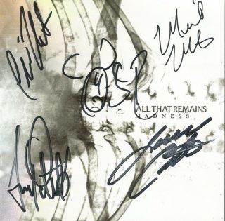 All That Remains Autographed Madness Cd (r.  I.  P Oli Herbert)