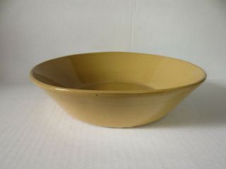 Antique Mochaware Yelloware Bowl Pan Basin Primitive