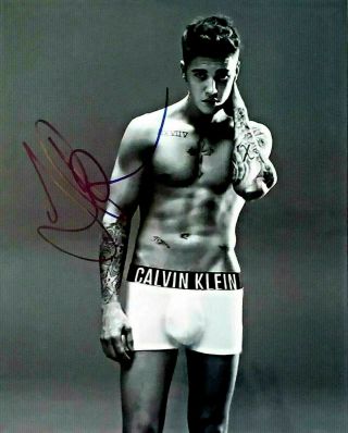 Justin Bieber Pop Idol And Heartthrob Personally Autographed/signed Photo (8x10)