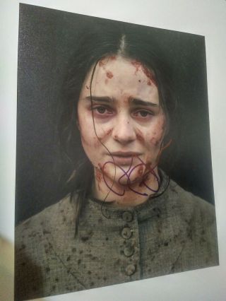 Aisling Franciosi Signed In Person 8x10 Photo Game Of Thrones Nightingale