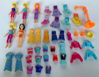 Polly Pocket Magnetic Quick Quik Click Dolls,  Clothes - Pollywood Limo