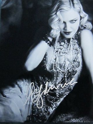 Madonna Legend Singer Autograph/signed Photo -