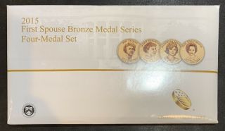 2015 First Spouse Bronze Medal Series Four Medal Set