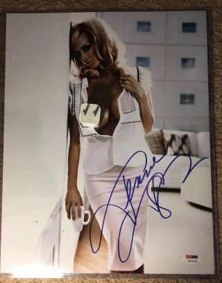 Jenna Jameson Autographed Signed 11x14 Photo - Psa/dna Sexy Adult Film Star Aa83