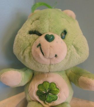 13 " Plush Green Good Luck Clover Care Bear
