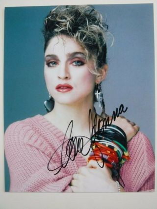 Madonna Signed  Photo