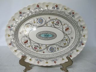 Vintage Antique Copeland Spode Florence Pattern Platter 11” X 8 3/4”
