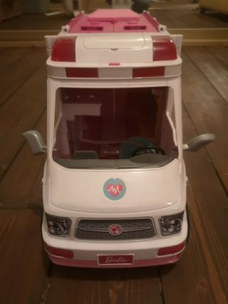Barbie Care Clinic Ambulance Lights And Sounds Accessories Vehicle Multicolour