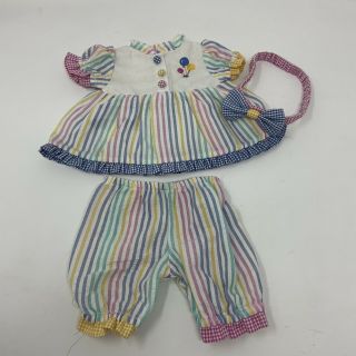American Girl Bitty Baby Circus Set Outfit Top Pants Headband