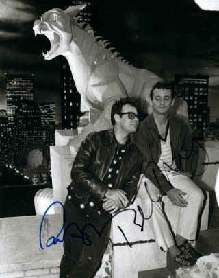 Bill Murray Dan Aykroyd Autographed 8x10 Photo Really Signed Photo And