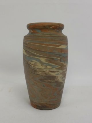 Early Niloak Pottery Mission Swirl Arts And Crafts Vase