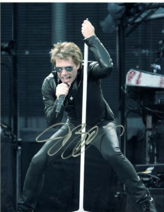 Jon Bon Jovi - Rocker Hand Signed Autographed Photo With