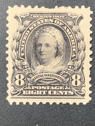 Us Scott 306 1902 Martha Washington Cv $45 Hinged