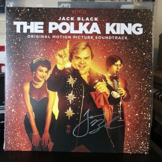 The Polka King - Netflix Soundtrack Vinyl Record Lp Signed By Jack Black
