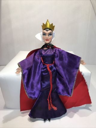 Disney Store Doll Snow White Evil Queen Villain 12” Classic Barbie Doll