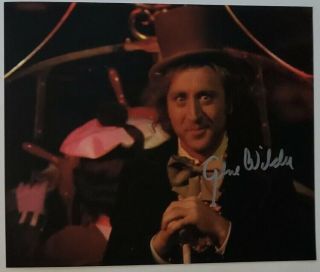 Gene Wilder - Willy Wonka - Autograph - Hand Signed 8x10 W/hologram