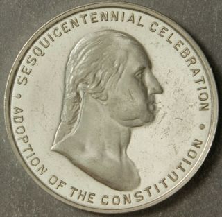 1937 150th Anniversary Of The Constitution Sesquicentennial - Proof White Metal
