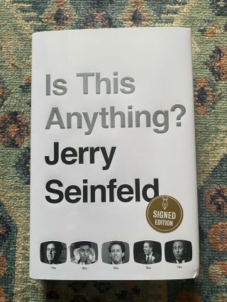 Jerry Seinfeld Signed - Is This Anything Book Autograph First Edition AUTHENTIC 3